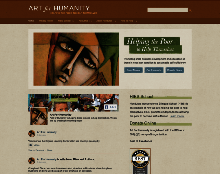 Artforhumanity.org thumbnail