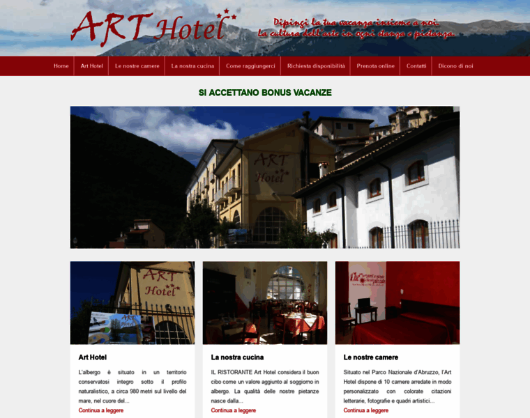 Arthotelvillettabarrea.it thumbnail