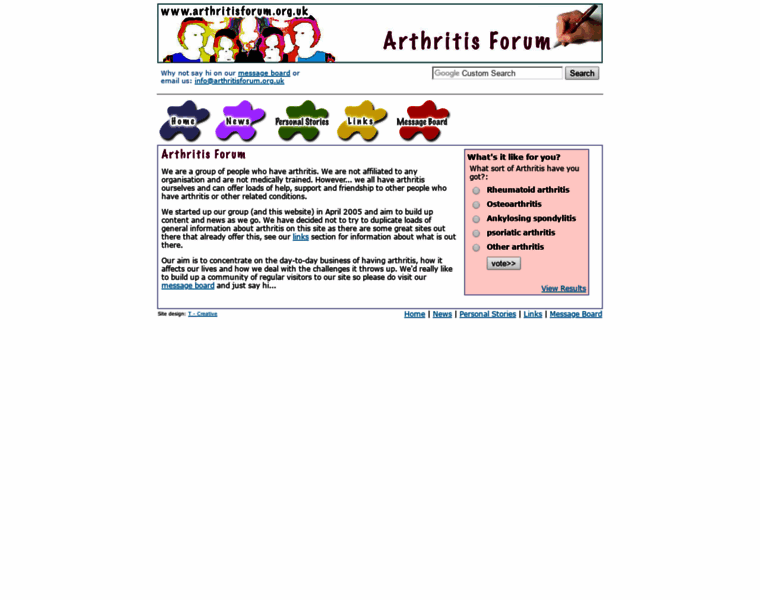 Arthritisforum.org.uk thumbnail
