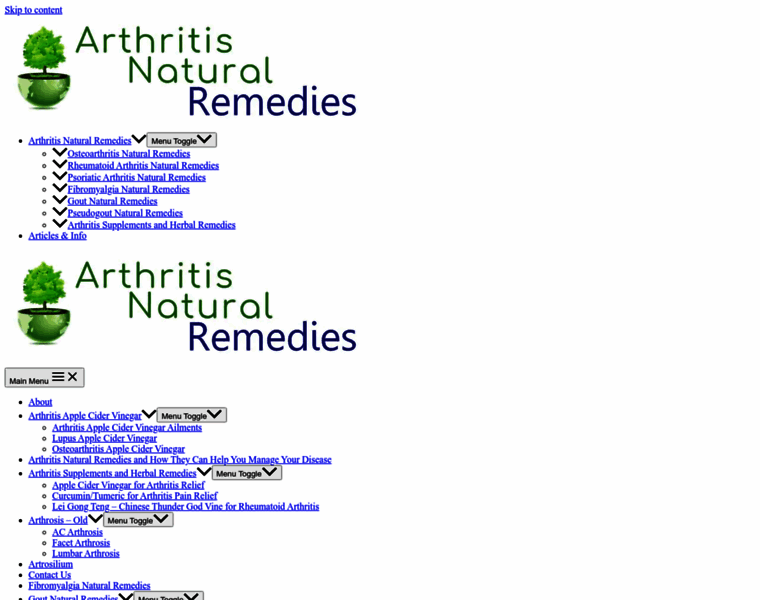 Arthritisnaturalremedies.com thumbnail
