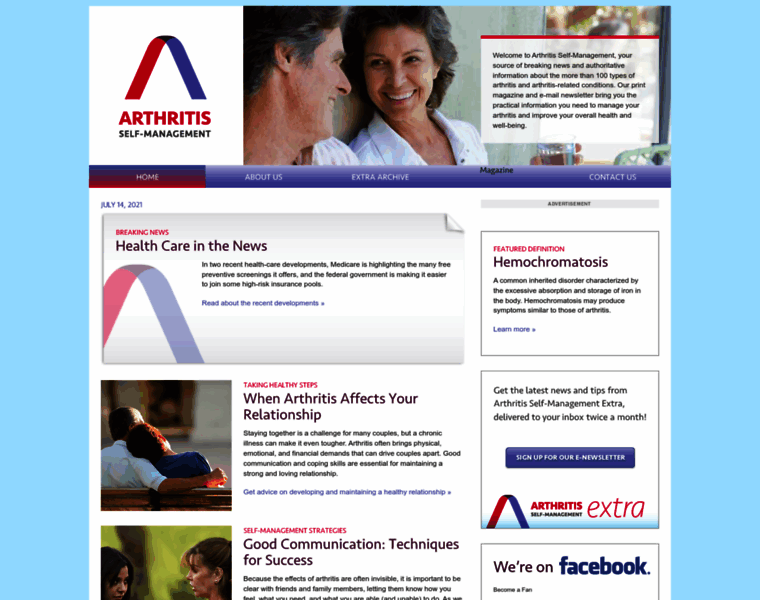 Arthritisselfmanagement.com thumbnail