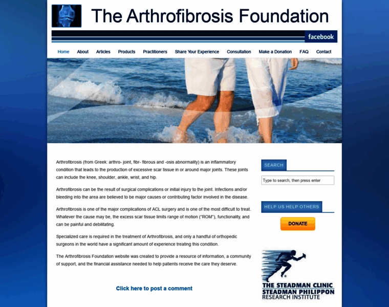 Arthrofibrosis.com thumbnail