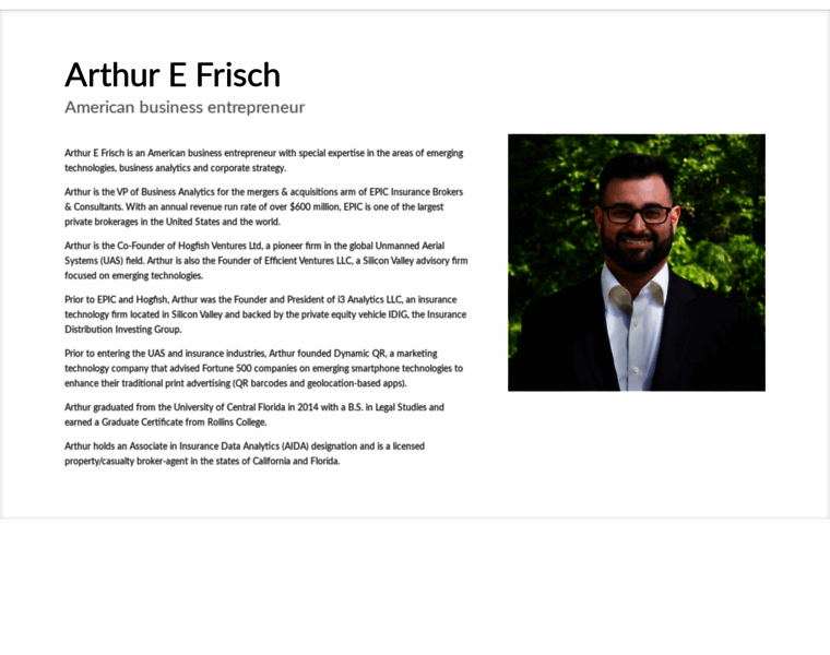 Arthurfrisch.com thumbnail