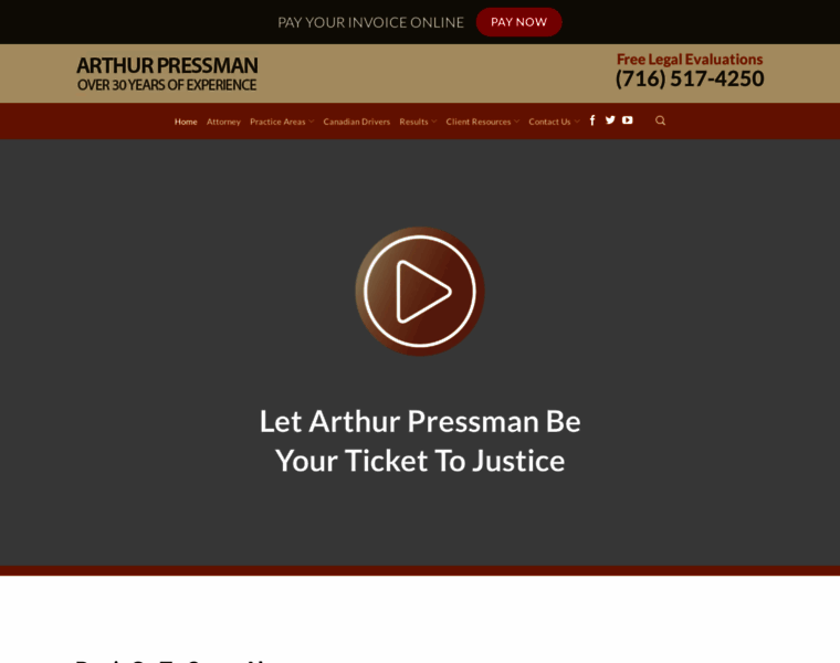 Arthurpressmanlaw.com thumbnail