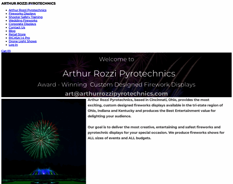 Arthurrozzipyrotechnics.com thumbnail