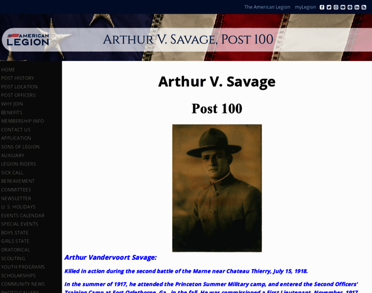 Arthurvsavagepost100.org thumbnail