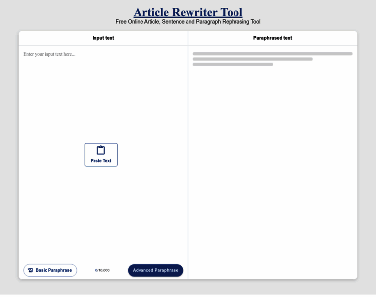 Articlerewritertool.com thumbnail