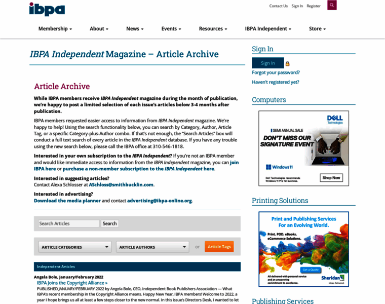 Articles.ibpa-online.org thumbnail