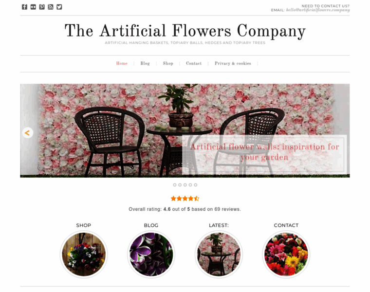 Artificialflowers.company thumbnail