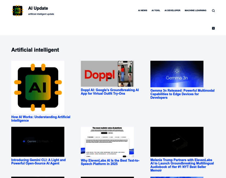Artificialintelligentupdate.com thumbnail