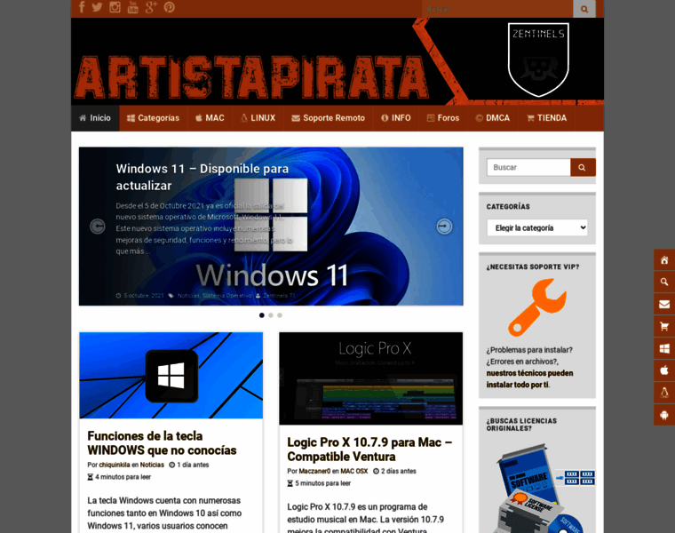 Artistapirata.com thumbnail