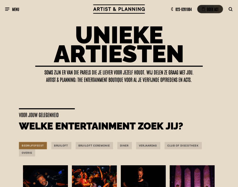 Artistenplanning.nl thumbnail