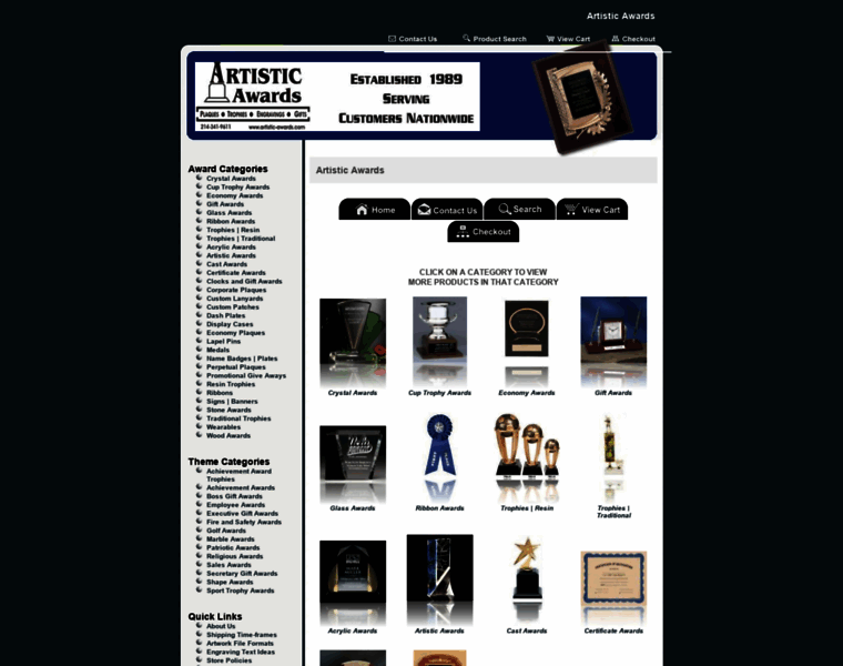 Artistic-awards.com thumbnail