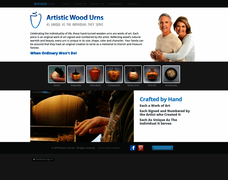 Artisticwoodurns.com thumbnail