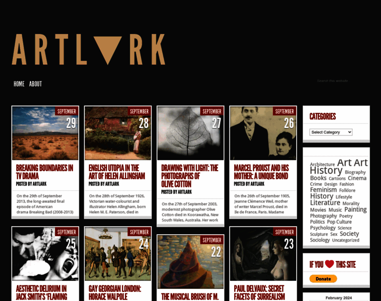 Artlark.org thumbnail