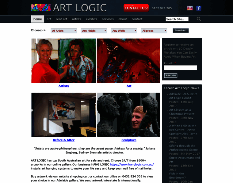 Artlogic.com.au thumbnail