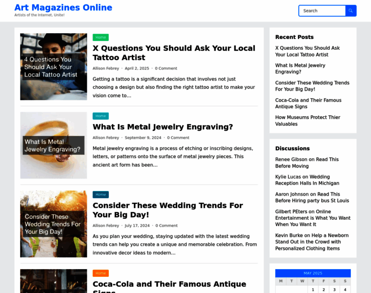 Artmagazinesonline.net thumbnail