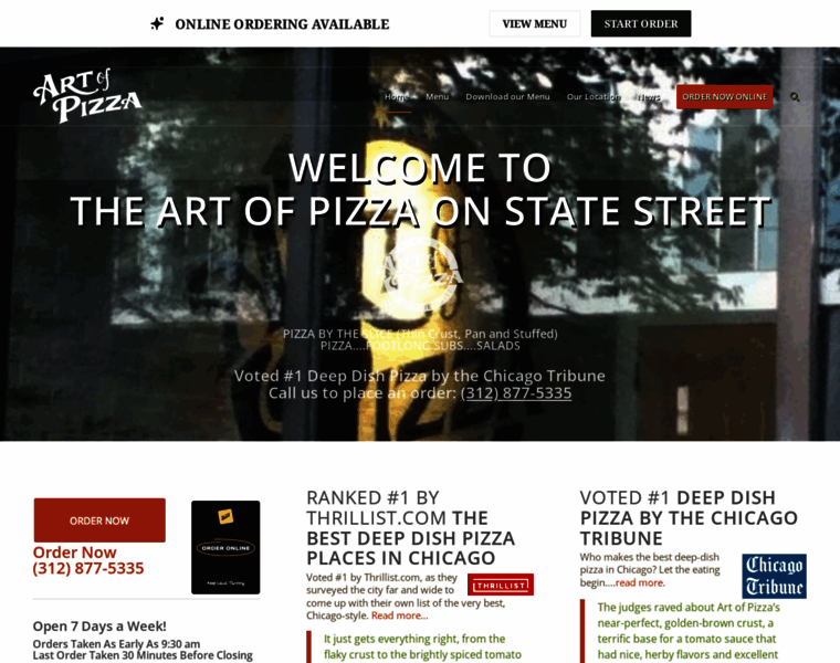 Artofpizzaonstate.com thumbnail