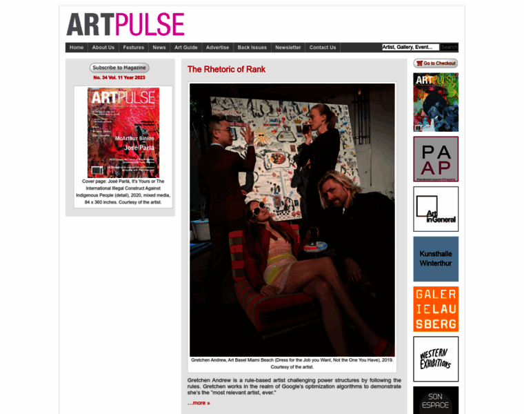 Artpulsemagazine.com thumbnail