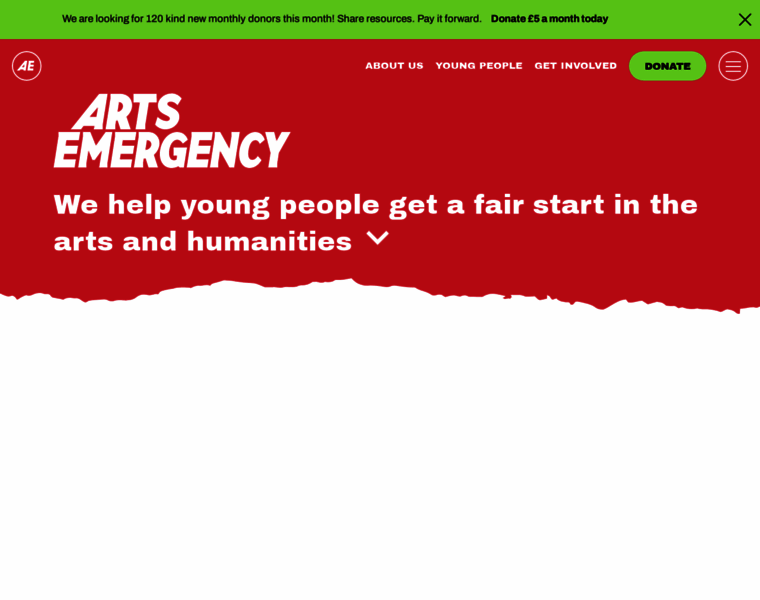 Arts-emergency.org thumbnail
