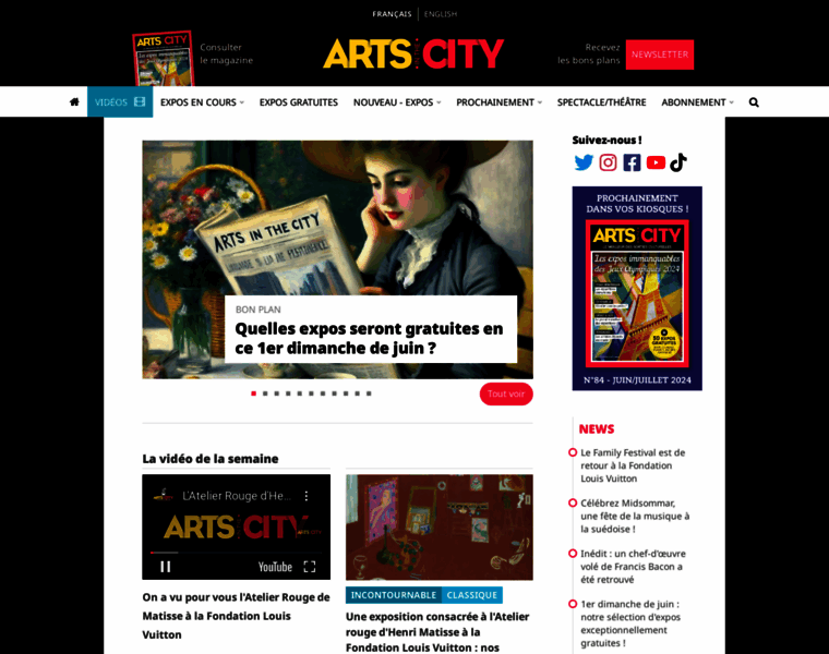 Arts-in-the-city.com thumbnail