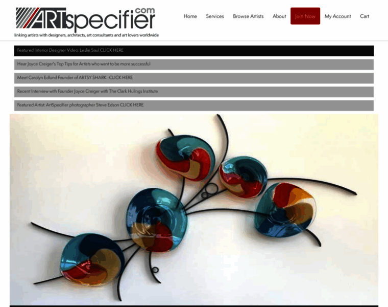 Artspecifier.com thumbnail