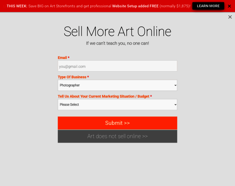 Artstorefronts.com thumbnail