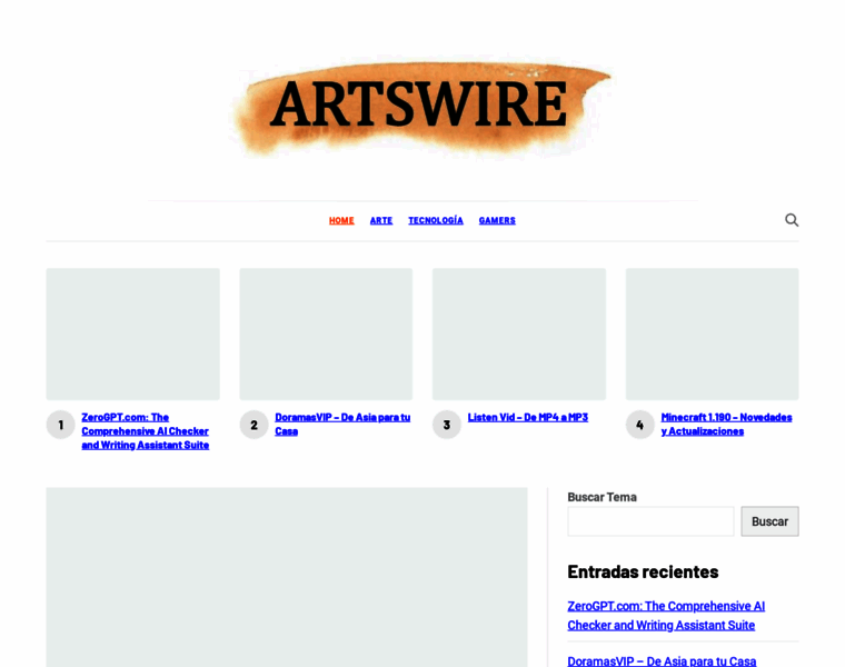 Artswire.org thumbnail