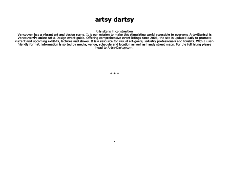 Artsy-dartsy.com thumbnail