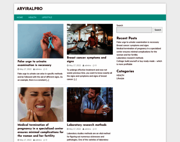 Arviralpro.com thumbnail