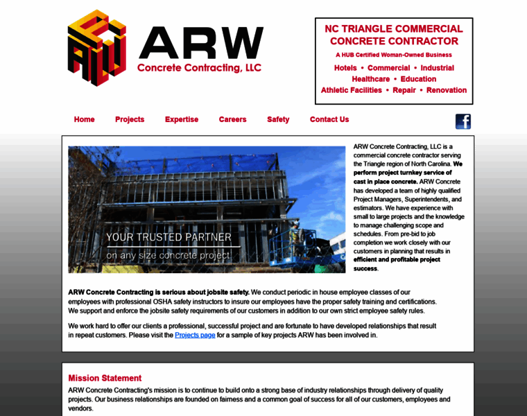Arwconcrete.com thumbnail