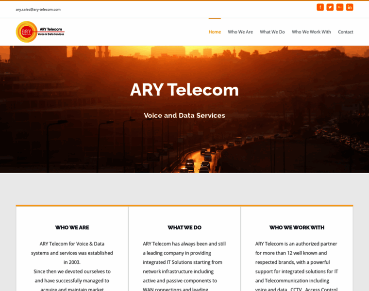 Ary-telecom.com thumbnail