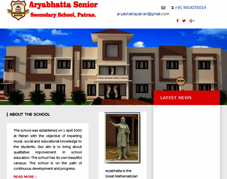 Aryabhattaschool.com thumbnail