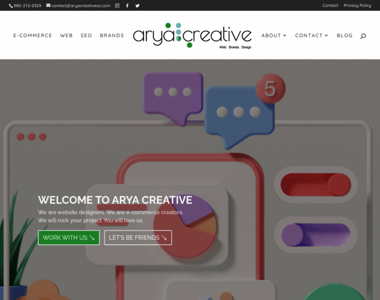 Aryacreativeco.com thumbnail