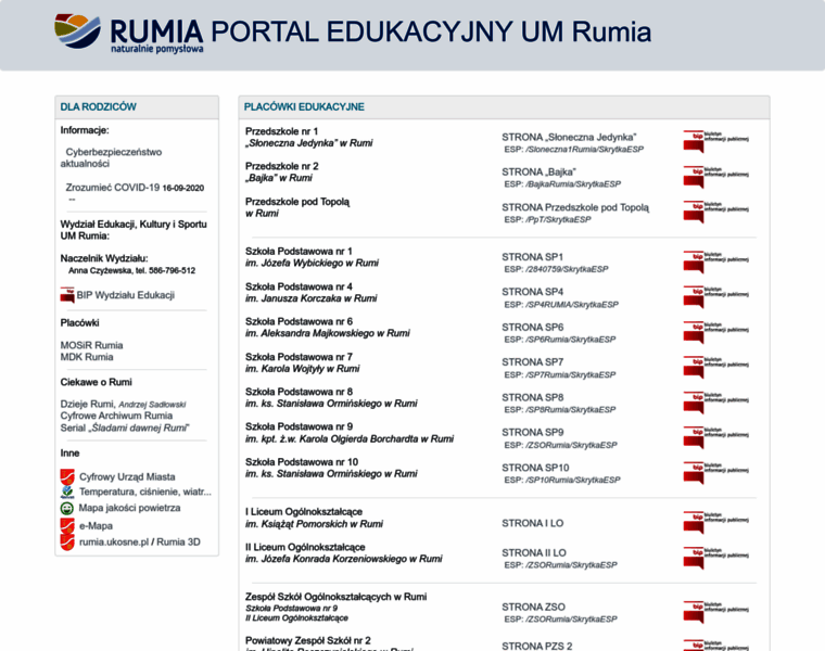 As.rumia.edu.pl thumbnail