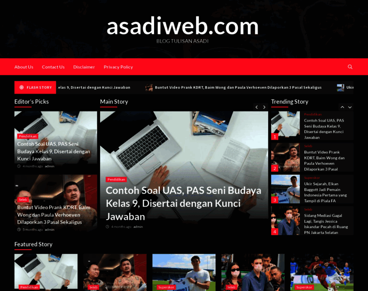 Asadiweb.com thumbnail