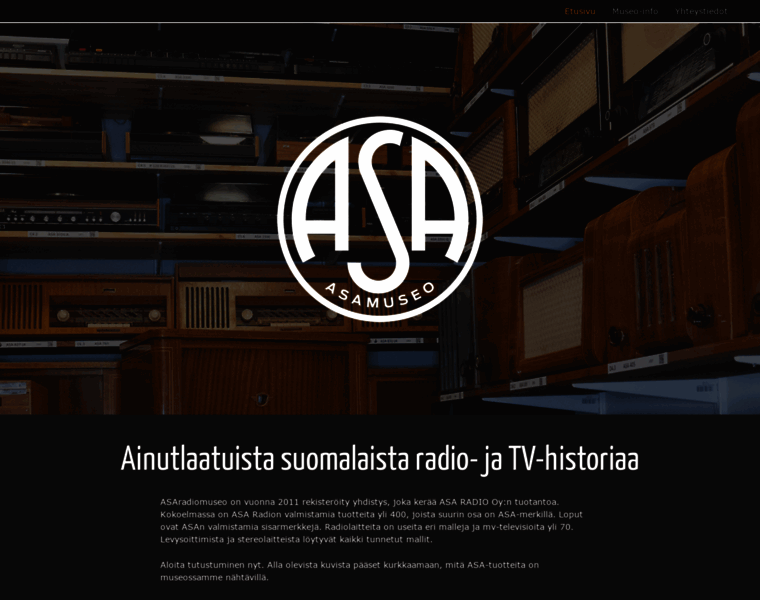 Asaradiomuseo.fi thumbnail