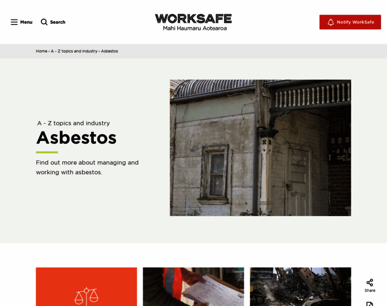 Asbestosaware.co.nz thumbnail