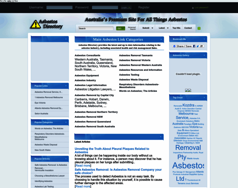 Asbestosdirectory.com.au thumbnail
