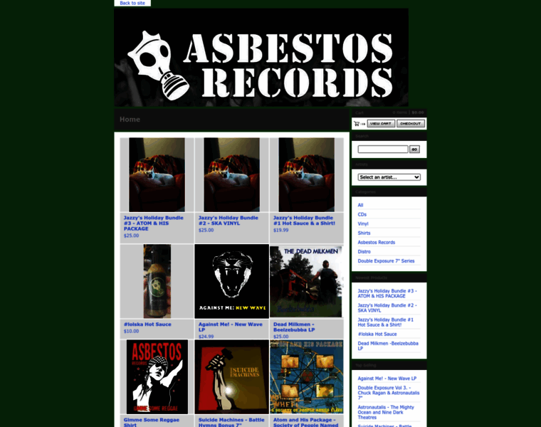 Asbestosrecords.bigcartel.com thumbnail