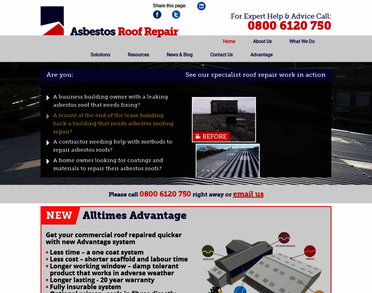 Asbestosroofrepair.co.uk thumbnail