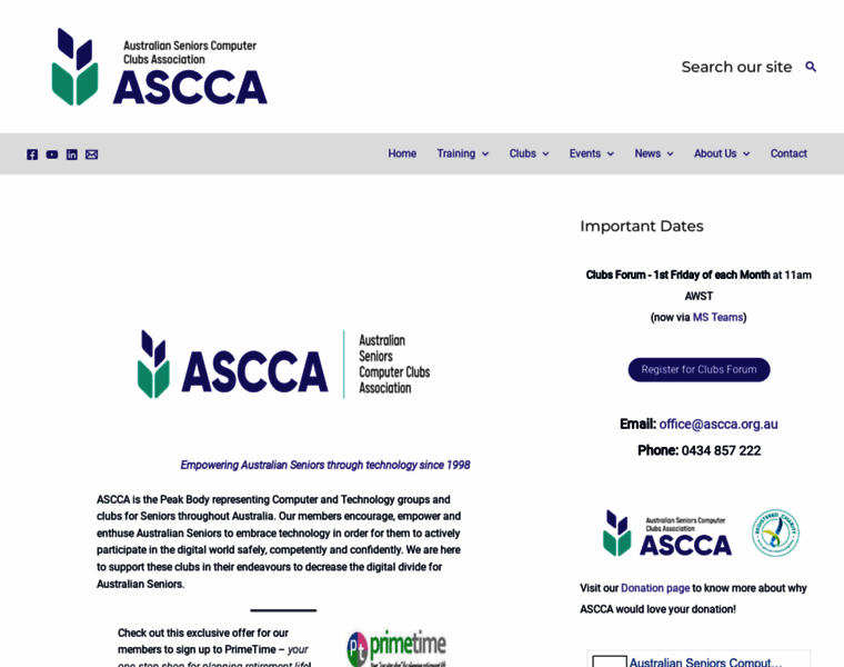 Ascca.org.au thumbnail