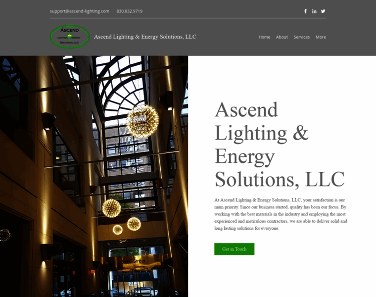 Ascend-lighting.com thumbnail