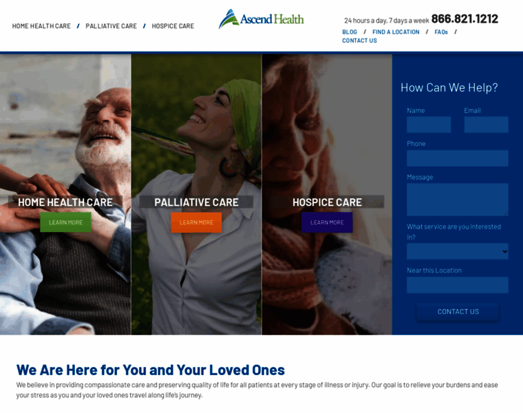 Ascendhospice.com thumbnail