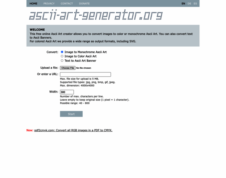 Ascii-art-generator.org thumbnail