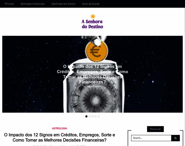 Asenhoradodestino.com thumbnail