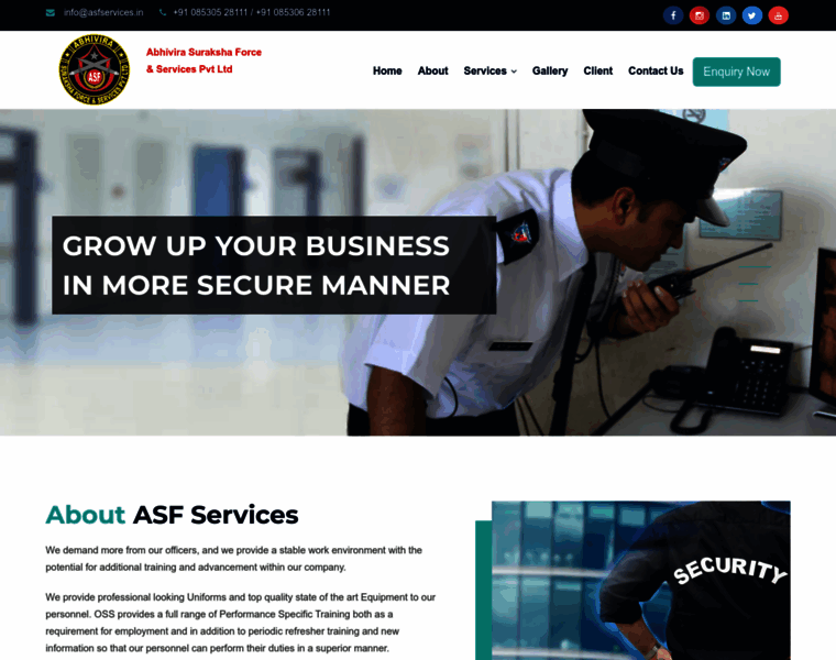 Asfservices.in thumbnail