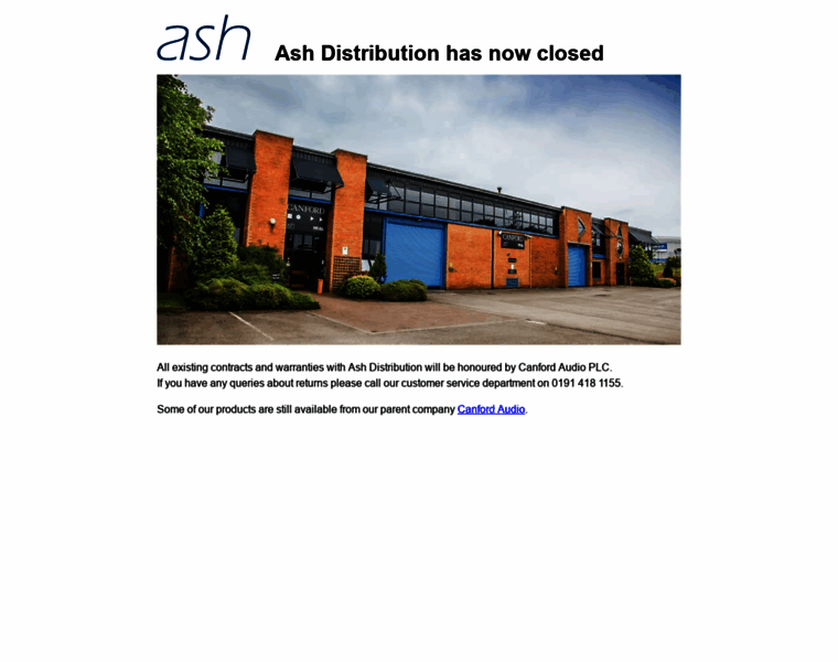 Ashdistribution.co.uk thumbnail