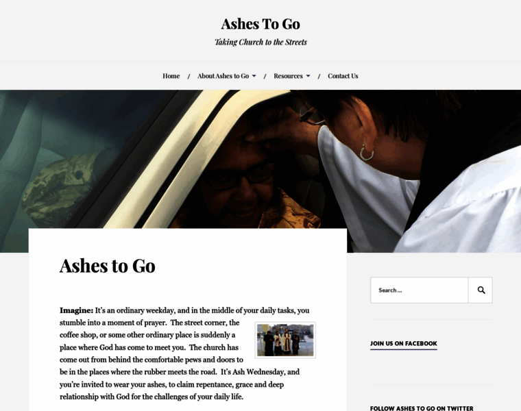 Ashestogo.org thumbnail