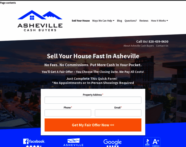 Ashevillecashbuyers.com thumbnail